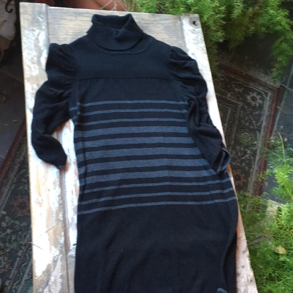 Black sweater dress
